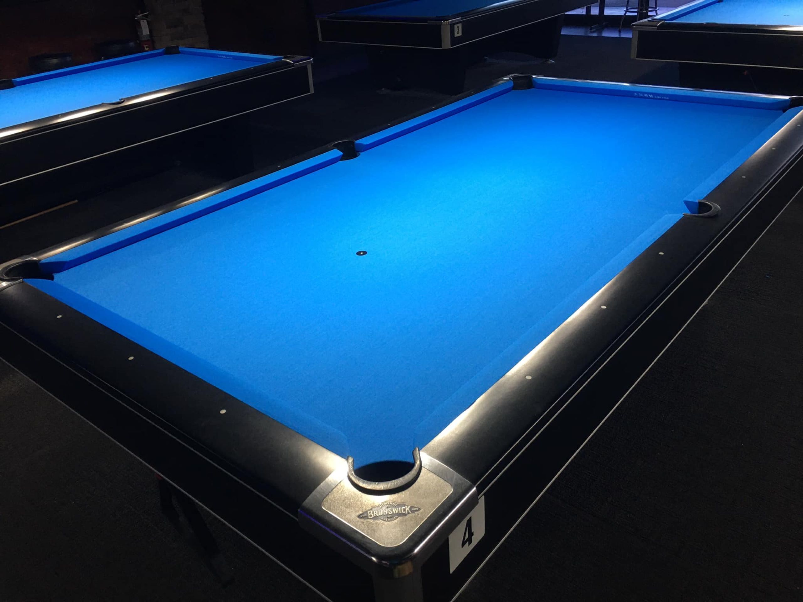 Recovered Brunswick Pool Table Felt